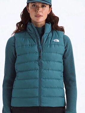 The North Face Teal Down Vest